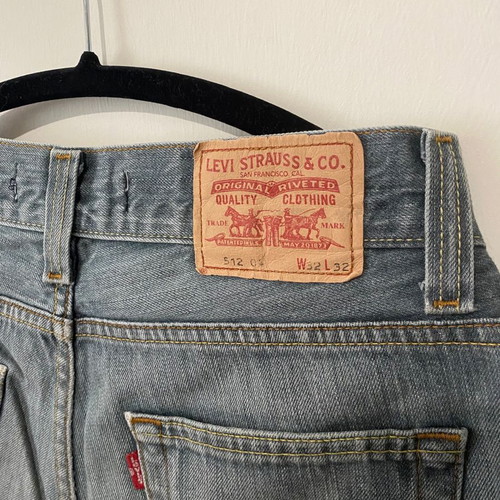Levi's Jean 512 Bootcut used, gray, size 32