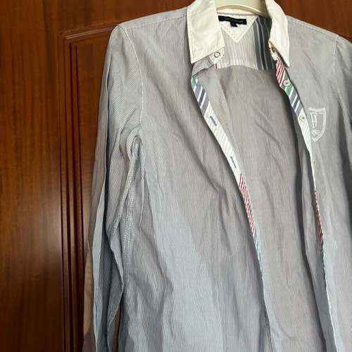 Tommy Hilfiger shirt new, size S, white and blue
