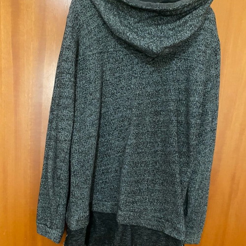 Pull & Bear unisex cardigan used gray with hood