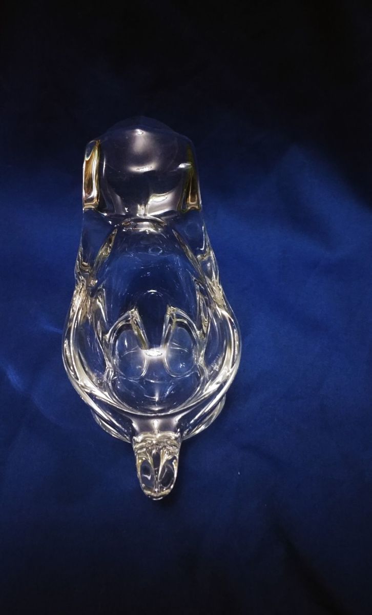 Sasaki Crystal Art dog bowl new Japan 80s - € 30,00 - Vendora.cy
