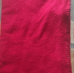 Fleece blanket red double used