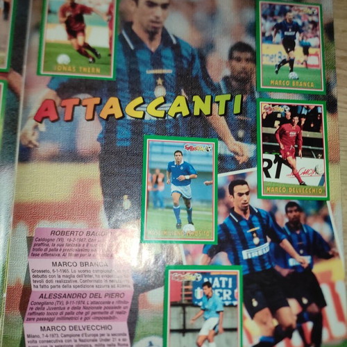 Panini Supercalcio 1996-1997 sticker album used, complete