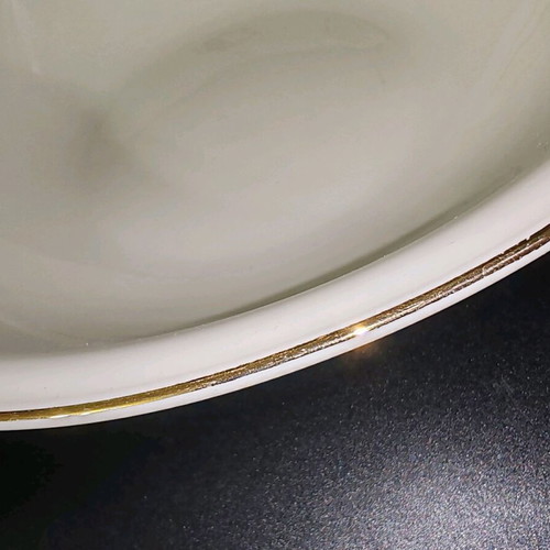 Porcelain bowl Winterling Röslau Bavaria new with gold rims