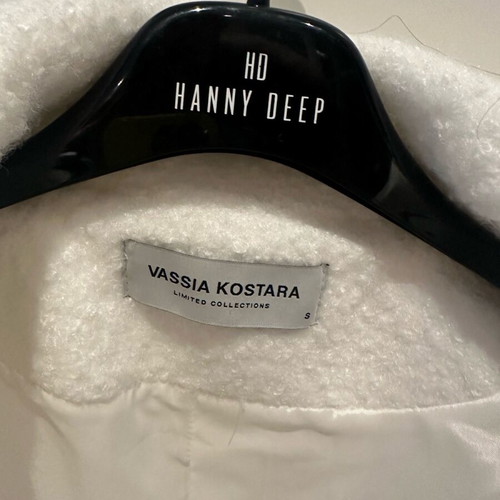 White blazer Vassia Kostara like new, size S, white