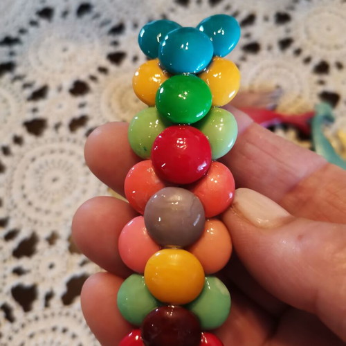 Pin set used, multicolored