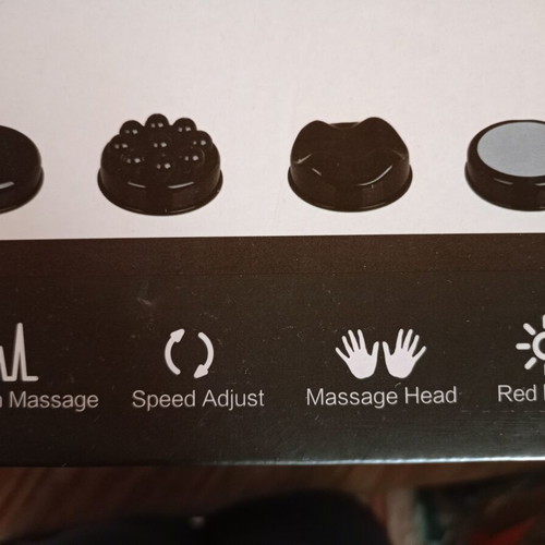 Body Massager new with multiple heads and heel attachment