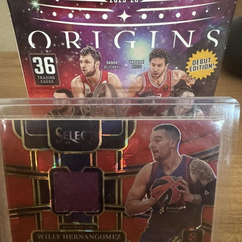 Panini Select Euroleague 2025-26 Willy Hernangomez card patch numbered 55, like new