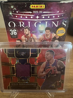 Panini Select Euroleague 2025-26 Willy Hernangomez card patch numbered 55, like new