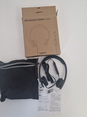 Logitech USB Stereo Headset H650e like new, wired