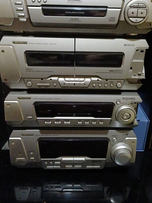 Technics sound system like new, carbon edition without speakers