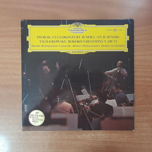 Dvorak Cellokonzert H-Minor & Tschaikowsky Rokoko Variationen Op. 33 vinyl record