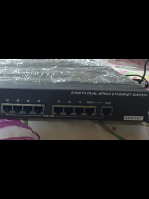 Compaq 5708 Intelligent 4230 Rackmount 8-Port MDI TX Dual-Speed Ethernet Switch used
