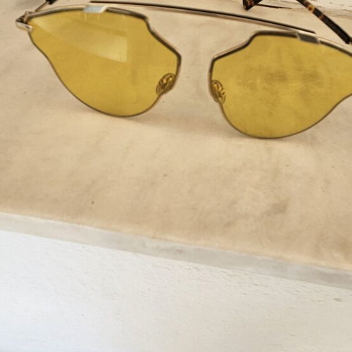 Dior women's sunglasses like new, yellow lenses