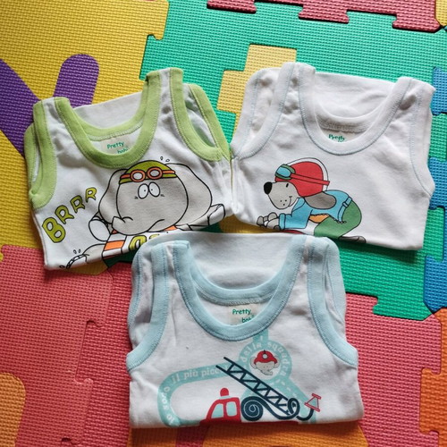 Set of 3 Pretty Baby bodysuits 1-3 months new