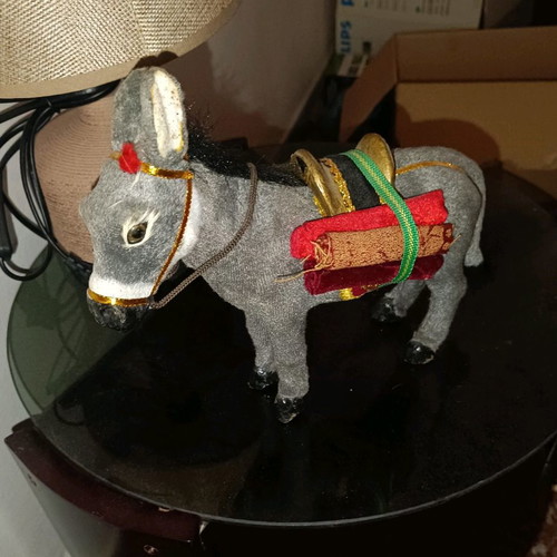 Decorative donkey used