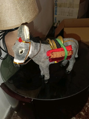 Decorative donkey used