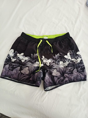 Coast to Coast men's swim shorts medium, black and green