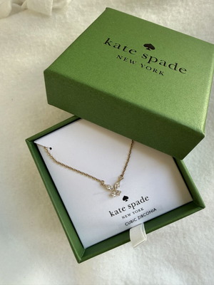 Kate Spade butterfly necklace, gold