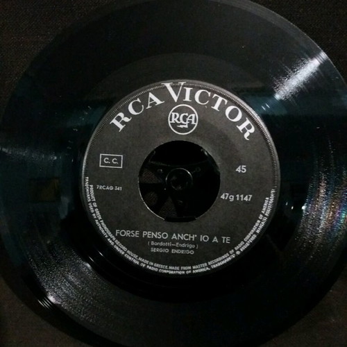 Sergio Endrigo La Rosa Bianca 7" used, latin
