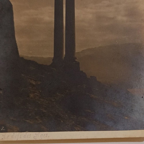 Postcard "LE DEFI DES AGES - FELIX RAGNO, OPTICIEN, ATHENS" used, black and white