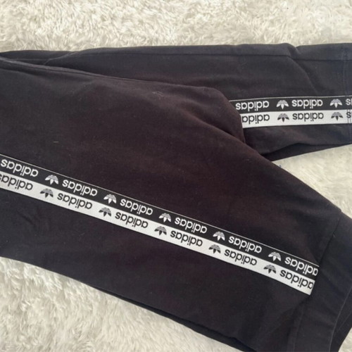 Adidas leggings black like new, elastic cotton, size S