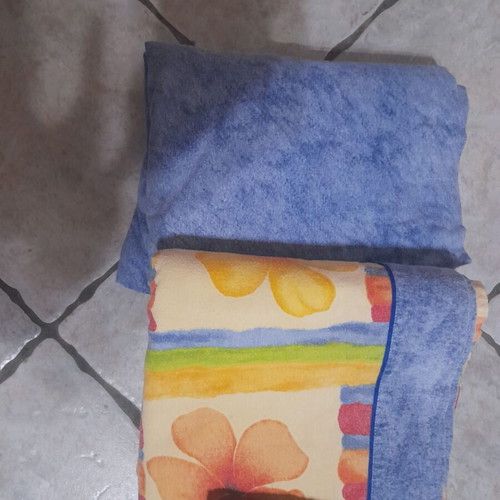 Flannel bed sheets set double with pillowcases like new, 160x200 cm