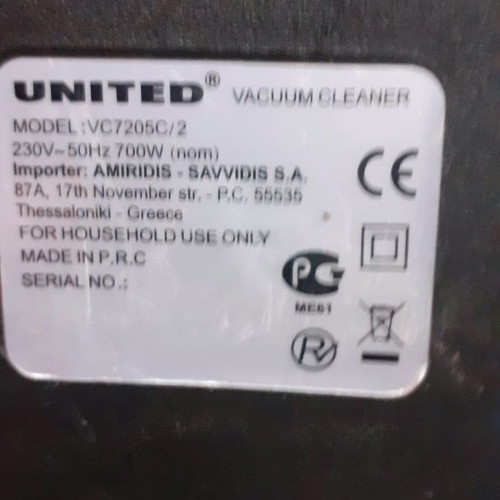 Dirt Devil vacuum cleaner used, fully functional without accessories