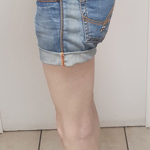 Indian Rose women's denim shorts XS new, blue