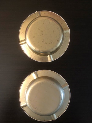 Метални пепелници употребявани, комплект от 2, тема Австралия