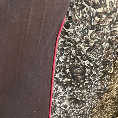 Nice Things women's jacket used, brown eggplant color