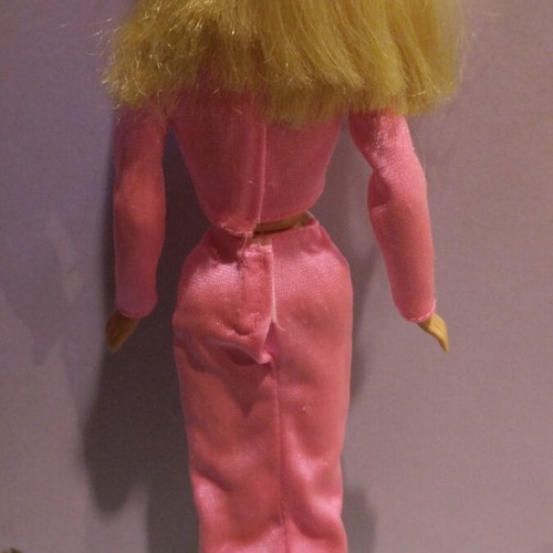 Barbie doll vintage neon used, 90s collectible