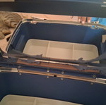 Samsonite blue suitcase like new