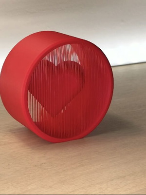 3D Heart Illusion New Decorative Piece with Optical Illusion