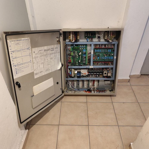 Metal Electrical Box used, large size 83x70x22 cm