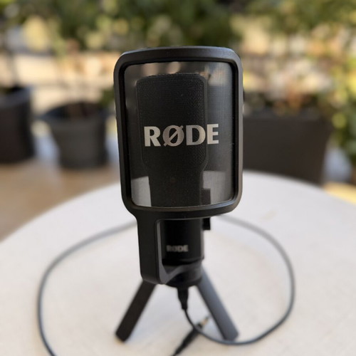 Rode NT-USB condenser microphone like new