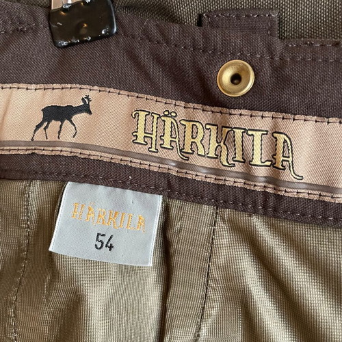 Harkila Scandinavia Complete Goretex Waterproof Hunting Pants like new, khaki, size 54