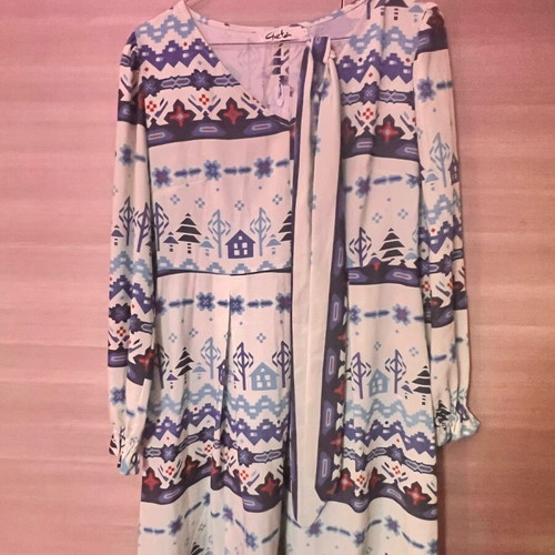 Chaton dress size S like new, white