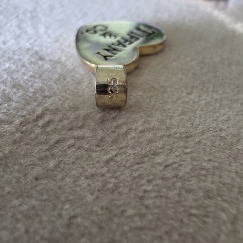 Tiffany heart pendant silver 925, used, gold color