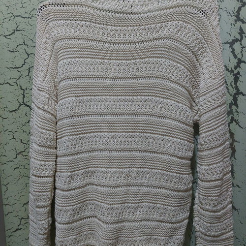 Yessica cream sweater, soft knit