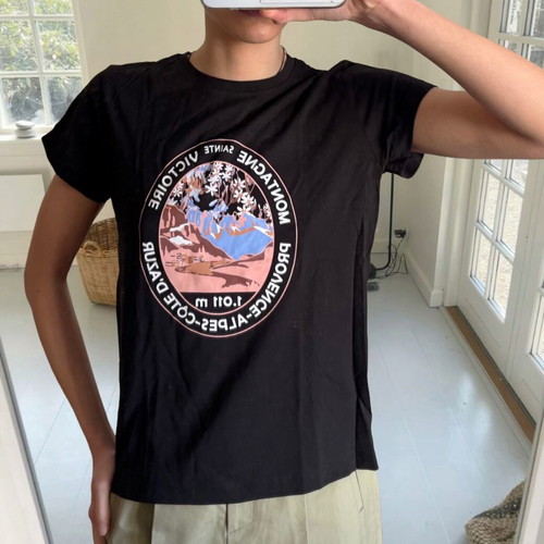 MUNTHE short-sleeve t-shirt new, black, size 36