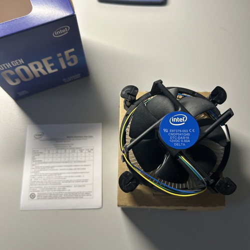 Intel Core i5 10th Gen CPU Cooler new, unused