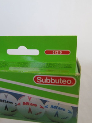 Subbuteo 61210 Mitre Delta 3 balls like new, early 1990s