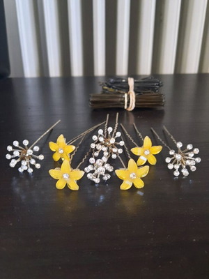 Bridal hairpins used