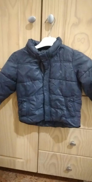 Μπουφάν ZARA Baby 94 cm για 24-36 μηνών – Μπλε σκούρο, με κουμπιά και φερμουάρ
