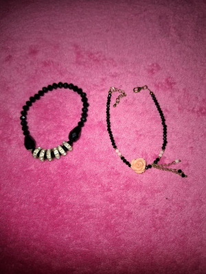 Two beaded bracelets like new