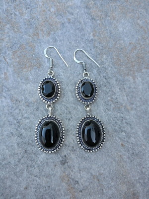 Σκουλαρίκια Μαύρος Όνυχας Καινούργια