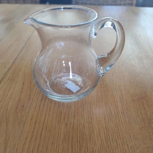Small glass jug like new, height 10cm