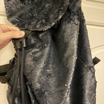 Zara backpack with matte sequins like new