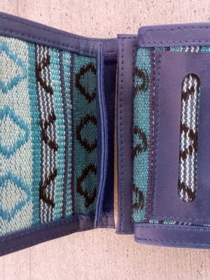 Brand New Smoking Pouch with Boho/Ethnic Woven Pattern Roling