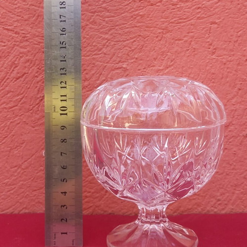 Crystal fondue bowl, small